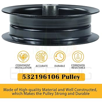 FRUiTS 131.134.136〜138 Amazon.com : Idler Pulley for 196106 197379 532196106 AYP